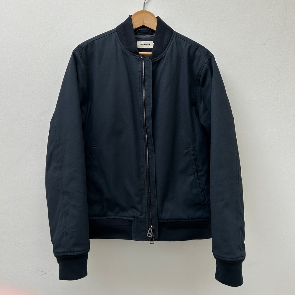 Taylor Stitch Dry Wax Insulated Bomber Jacket